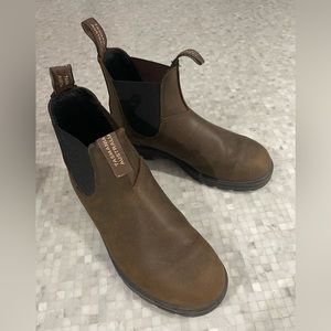 Brown Blundstone boots